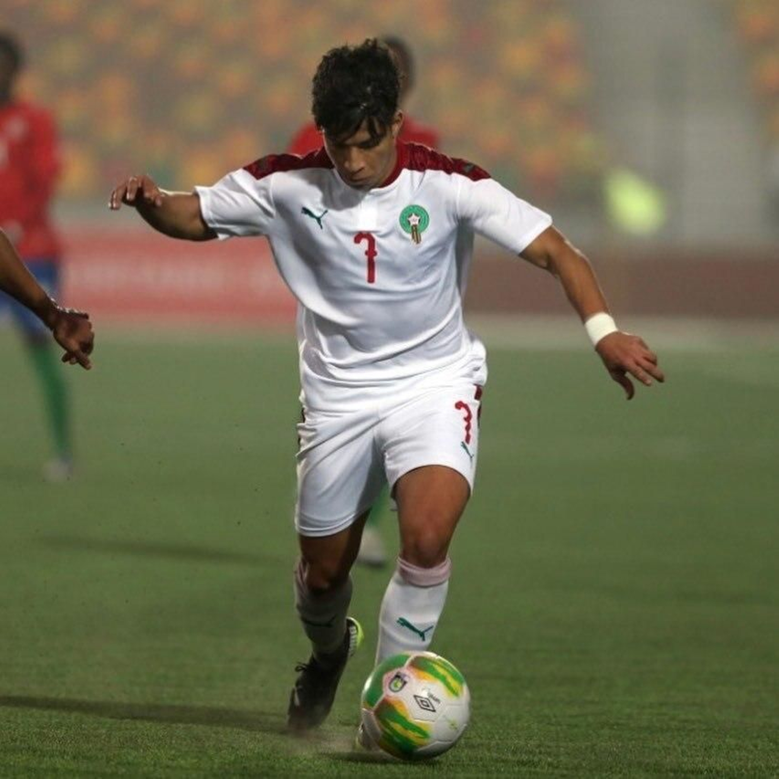 Haitam Abaida, con Marruecos sub 20.