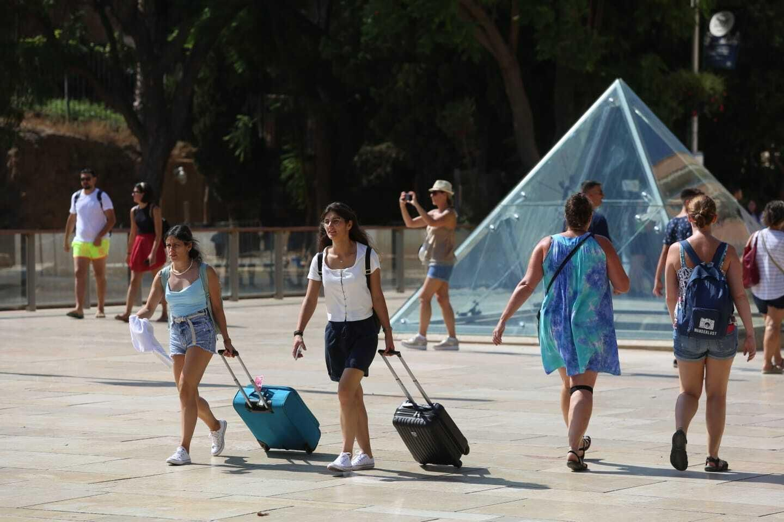 Turismo en el centro de Málaga