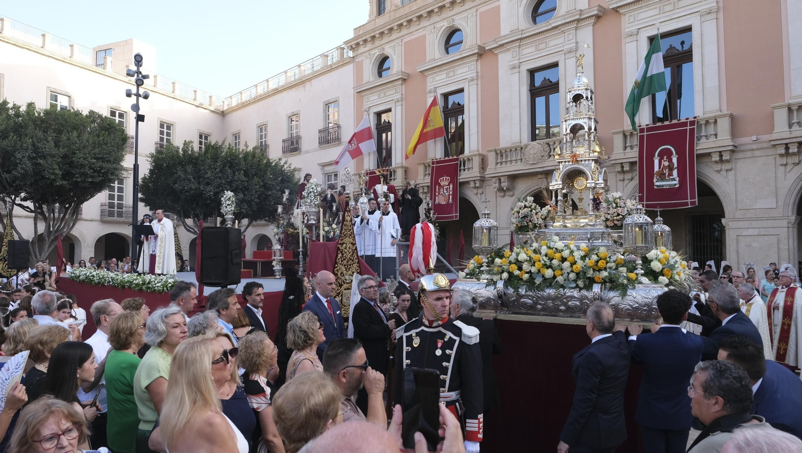 Procesión del Corpus Christi de Almería, en imágenes
