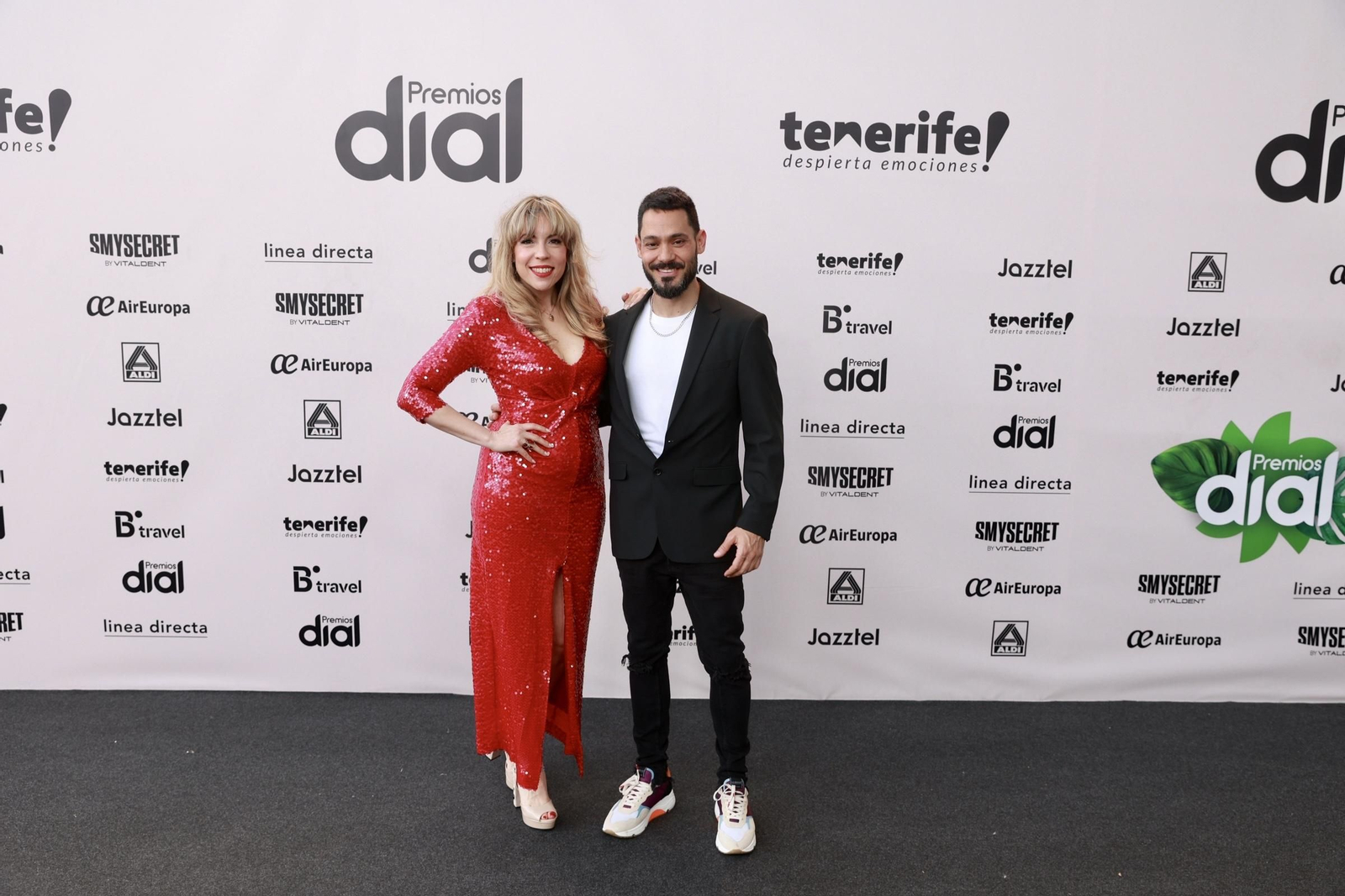 Las estrellas del 'photocall' de los Premios Dial, gala celebrada en Santa Cruz de Tenerife