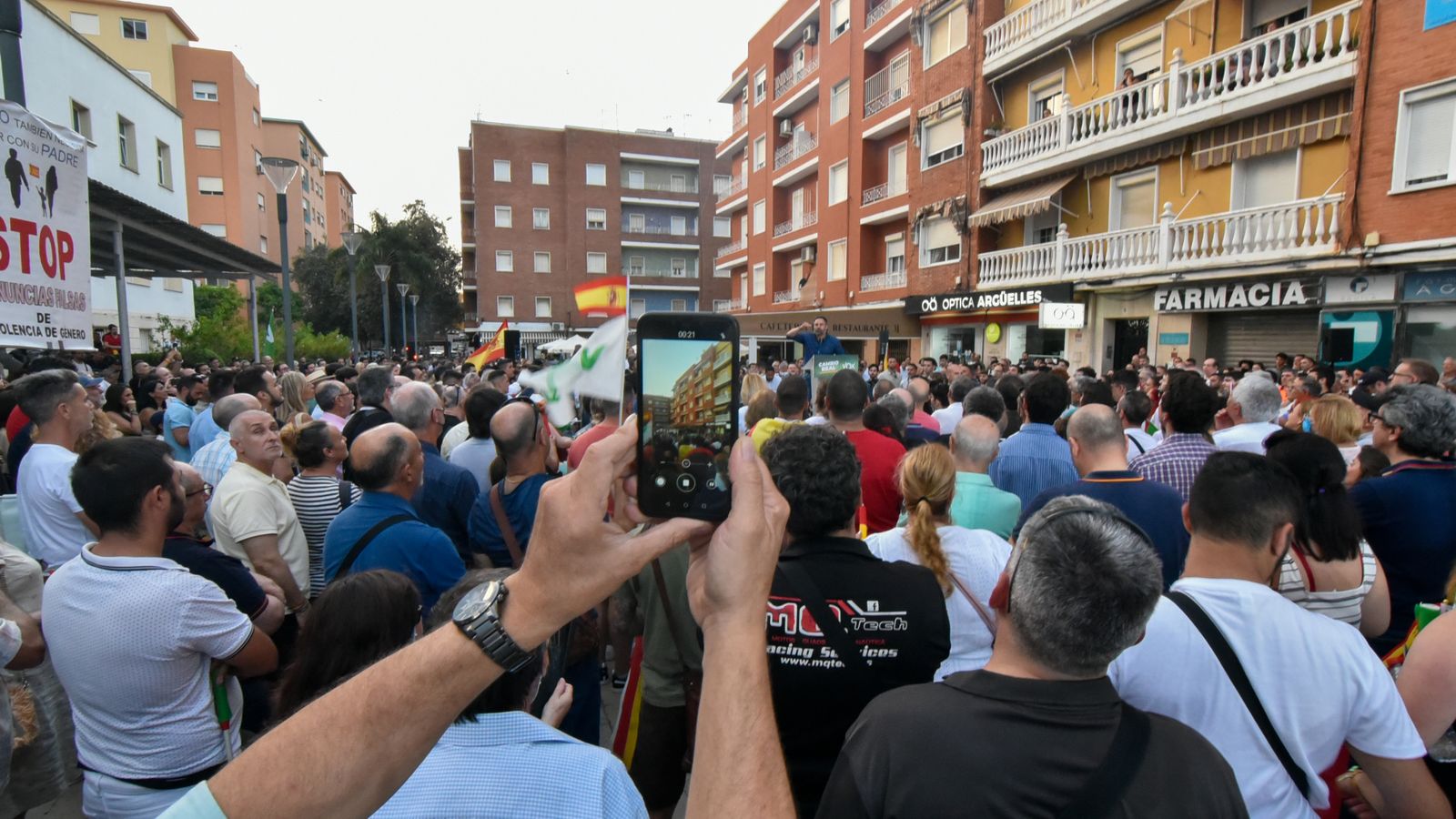Las fotos del mitin de Vox en Algeciras