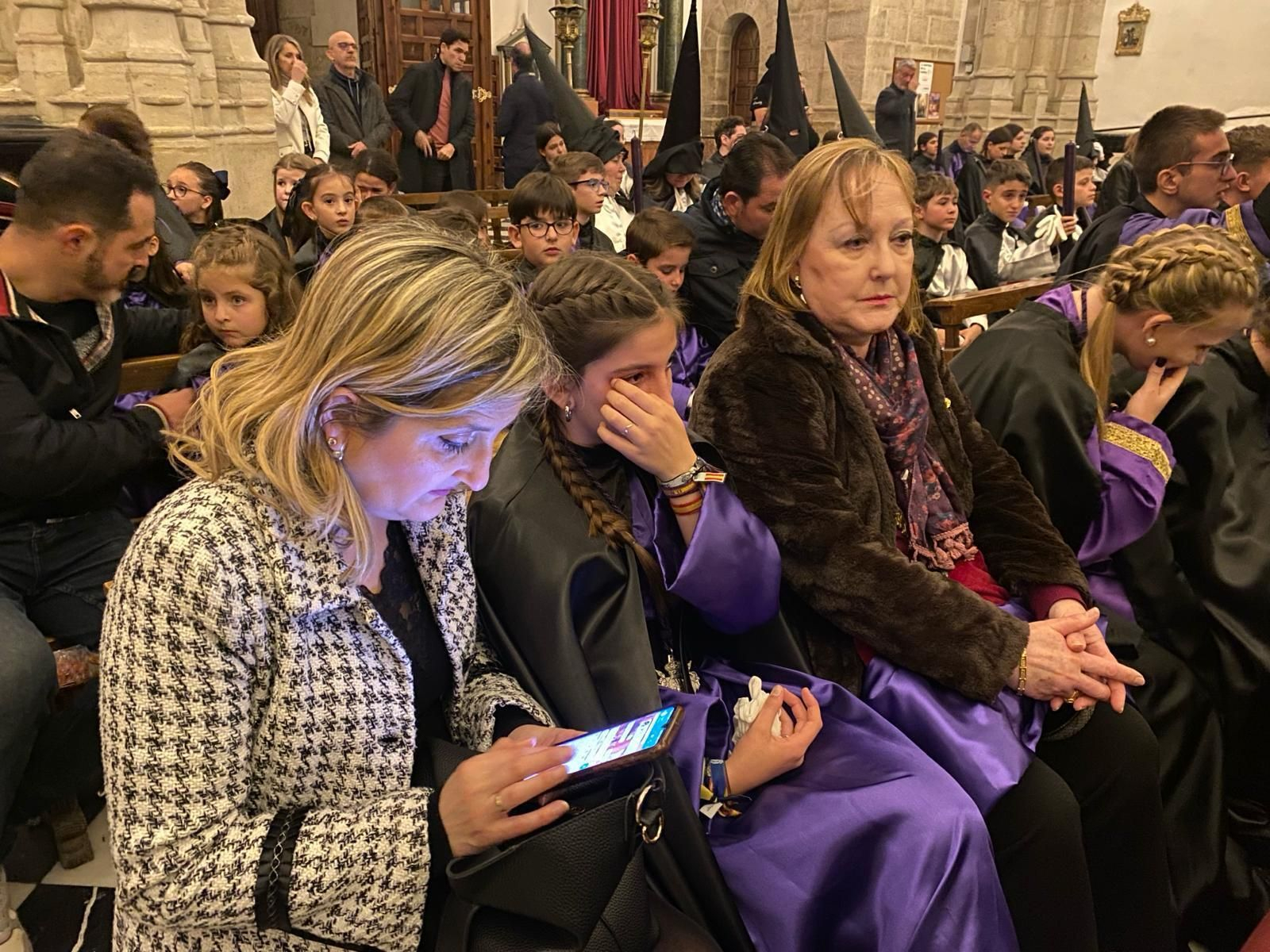 En imágenes: Primera suspensión en la tarde del Jueves Santo