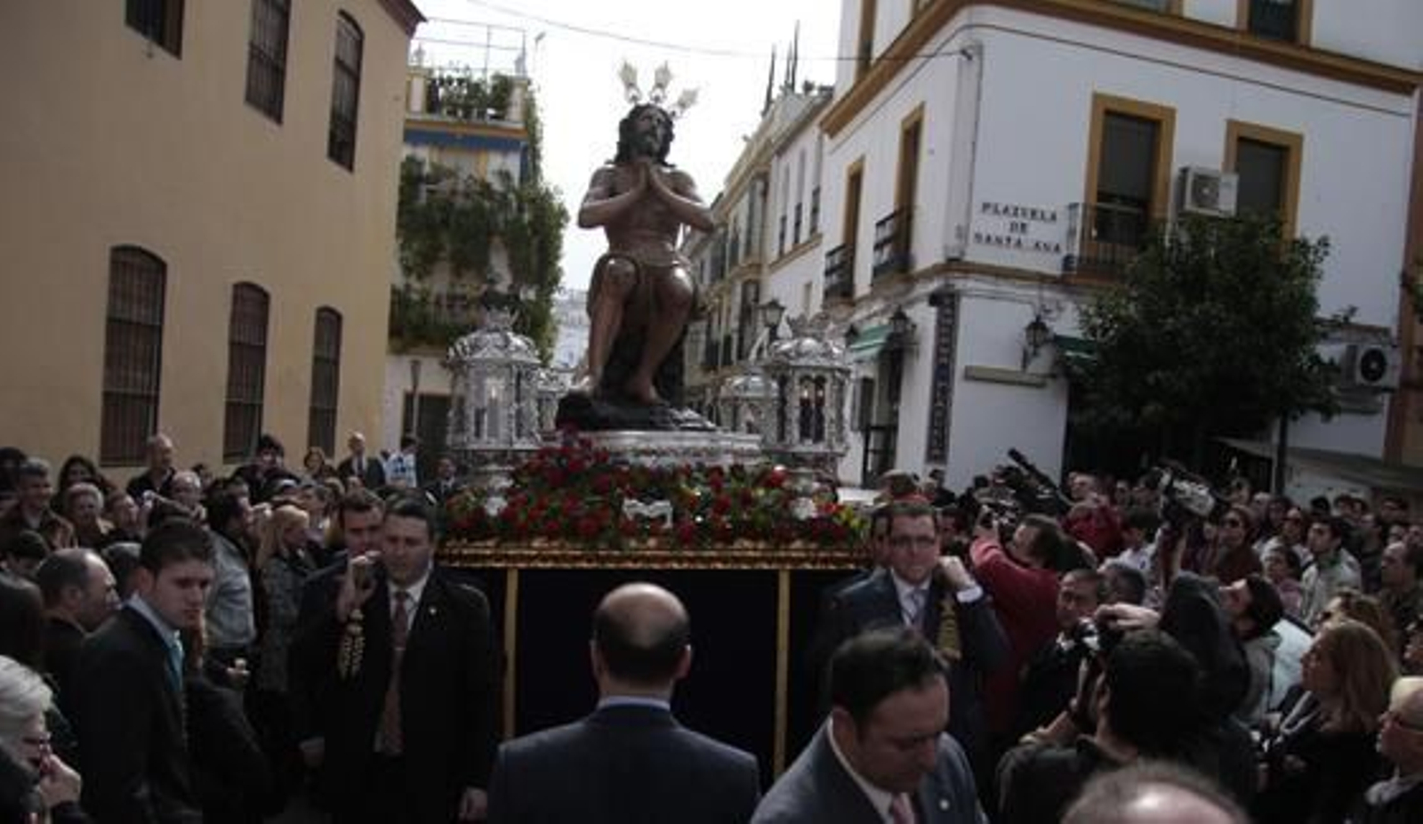 El Señor de las Penas saliendo de Santa Ana.

Foto: Victoria Hidalgo