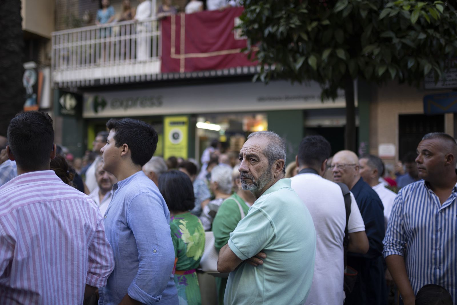 Imágenes de la salida de la Virgen de la Cinta desde la Catedral hacia el Santuario