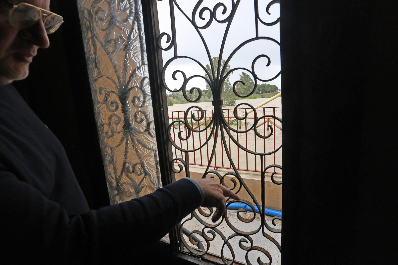 Operativo por el desbordamiento del río Guadalete