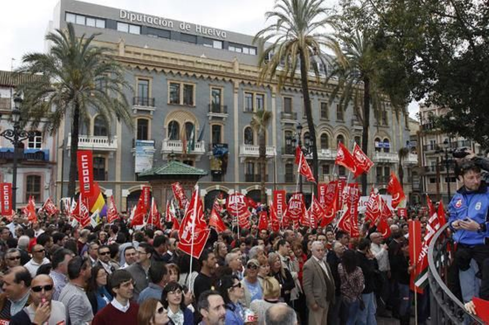 Las imágenes de la huelga general en Huelva