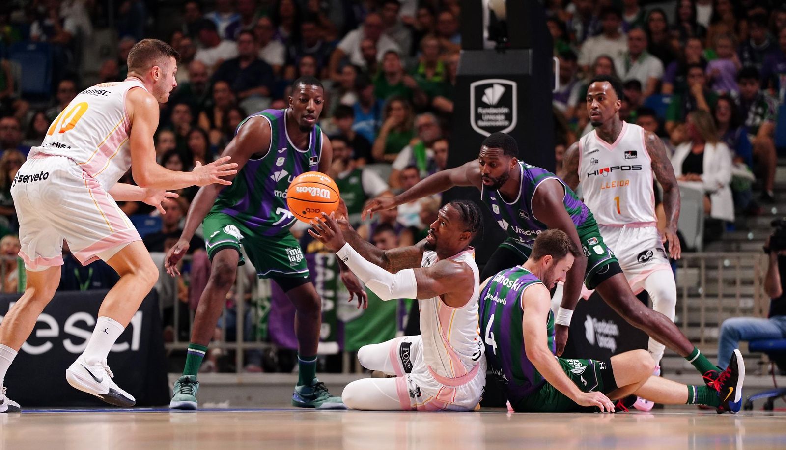 Las fotos del Unicaja-Hiopos Lleida