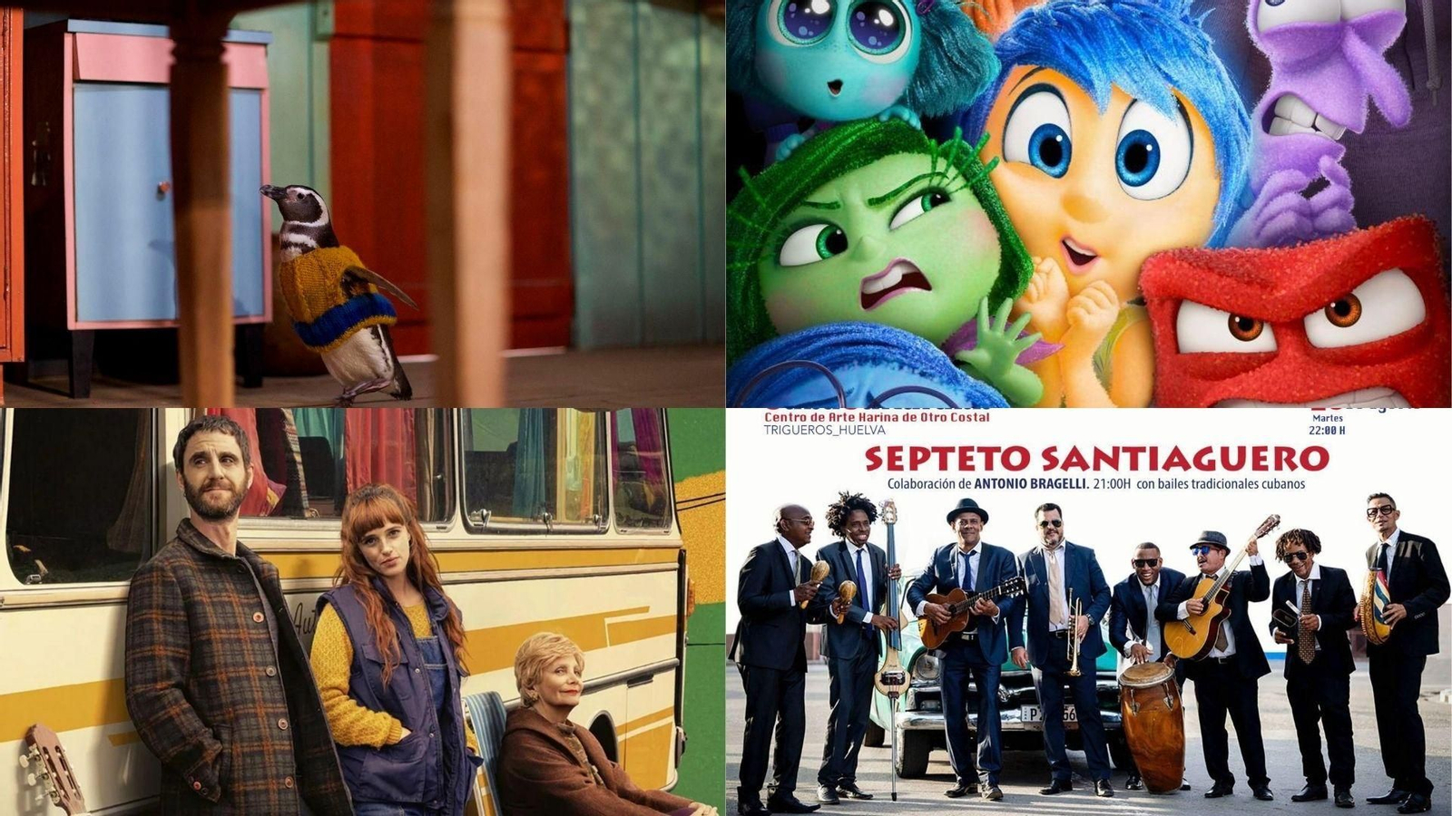 Agenda cultural de este martes en la provincia.