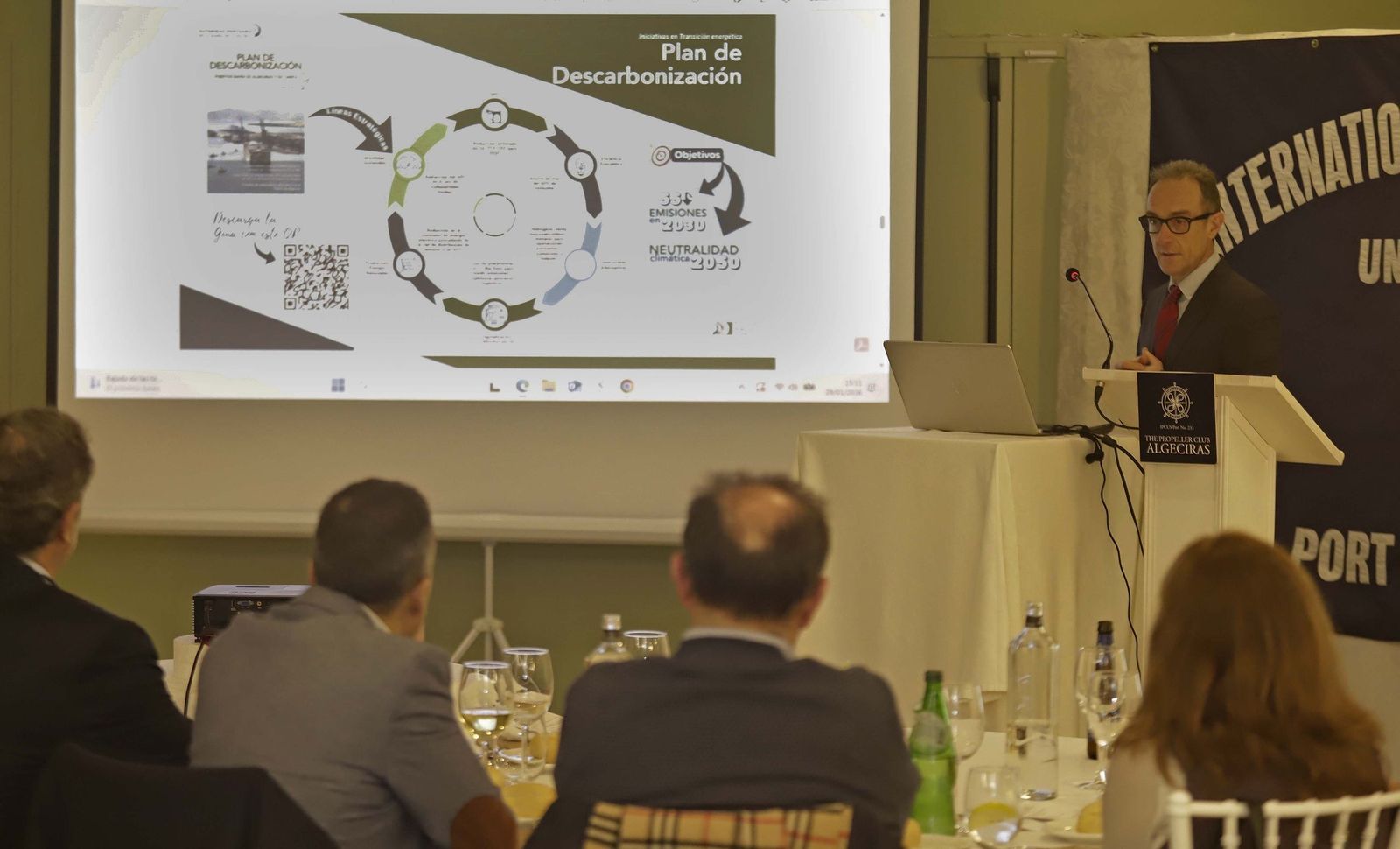 Fotos del almuerzo del Propeller Club de Algeciras con Juan Antonio Patrón y Fidel Ruiz