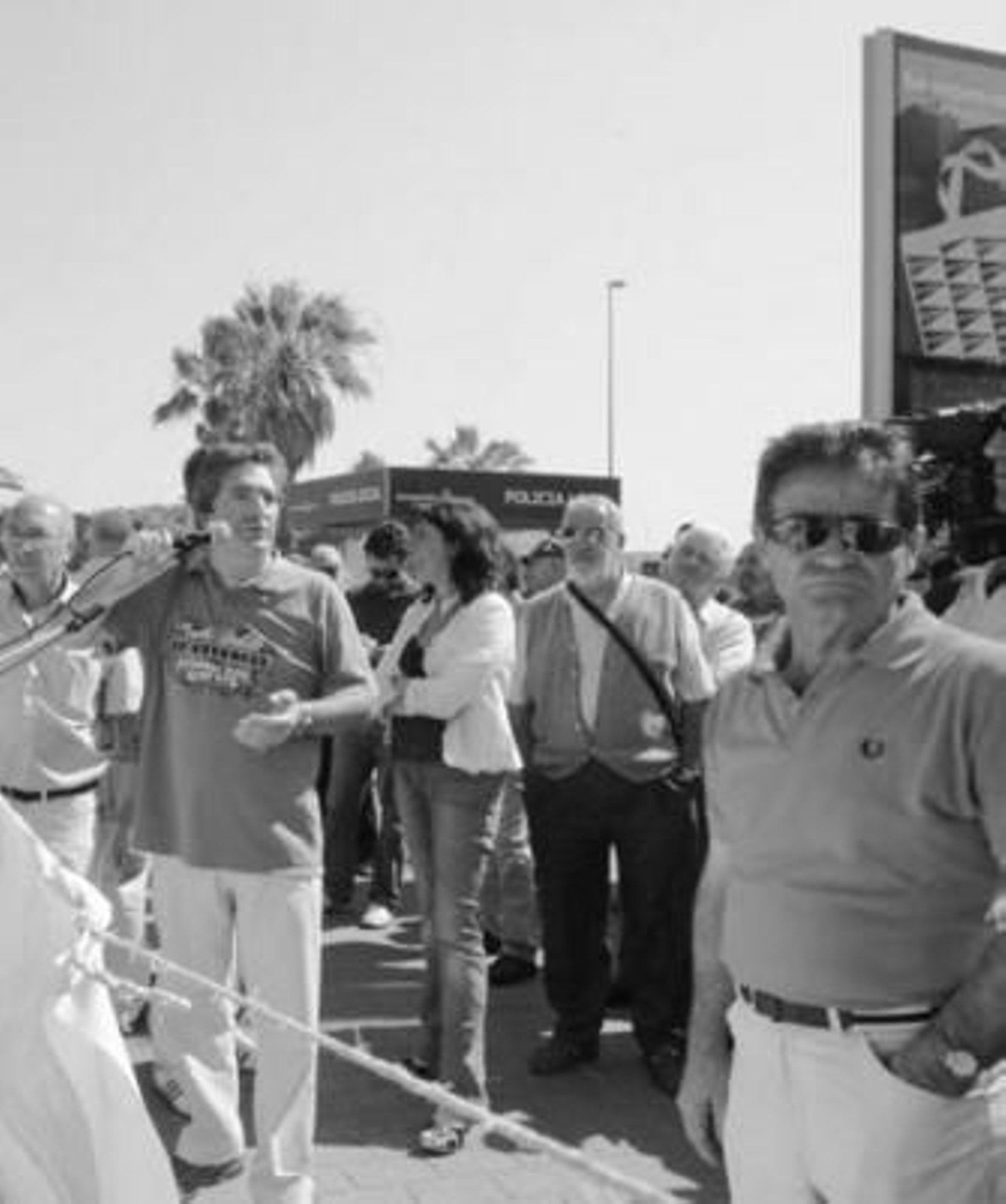 Imagen de la última concentración de trabajadores españoles.