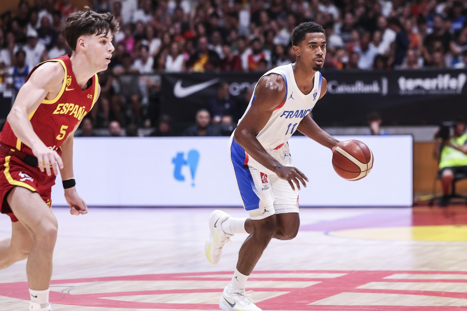 Las fotos del España - Francia de baloncesto