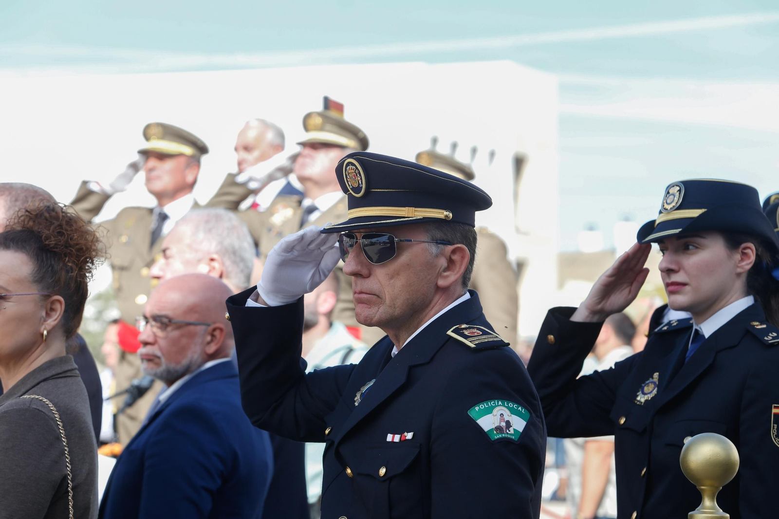 San Roque homenajea al Regimiento Pavía en su 30 aniversario, en imágenes