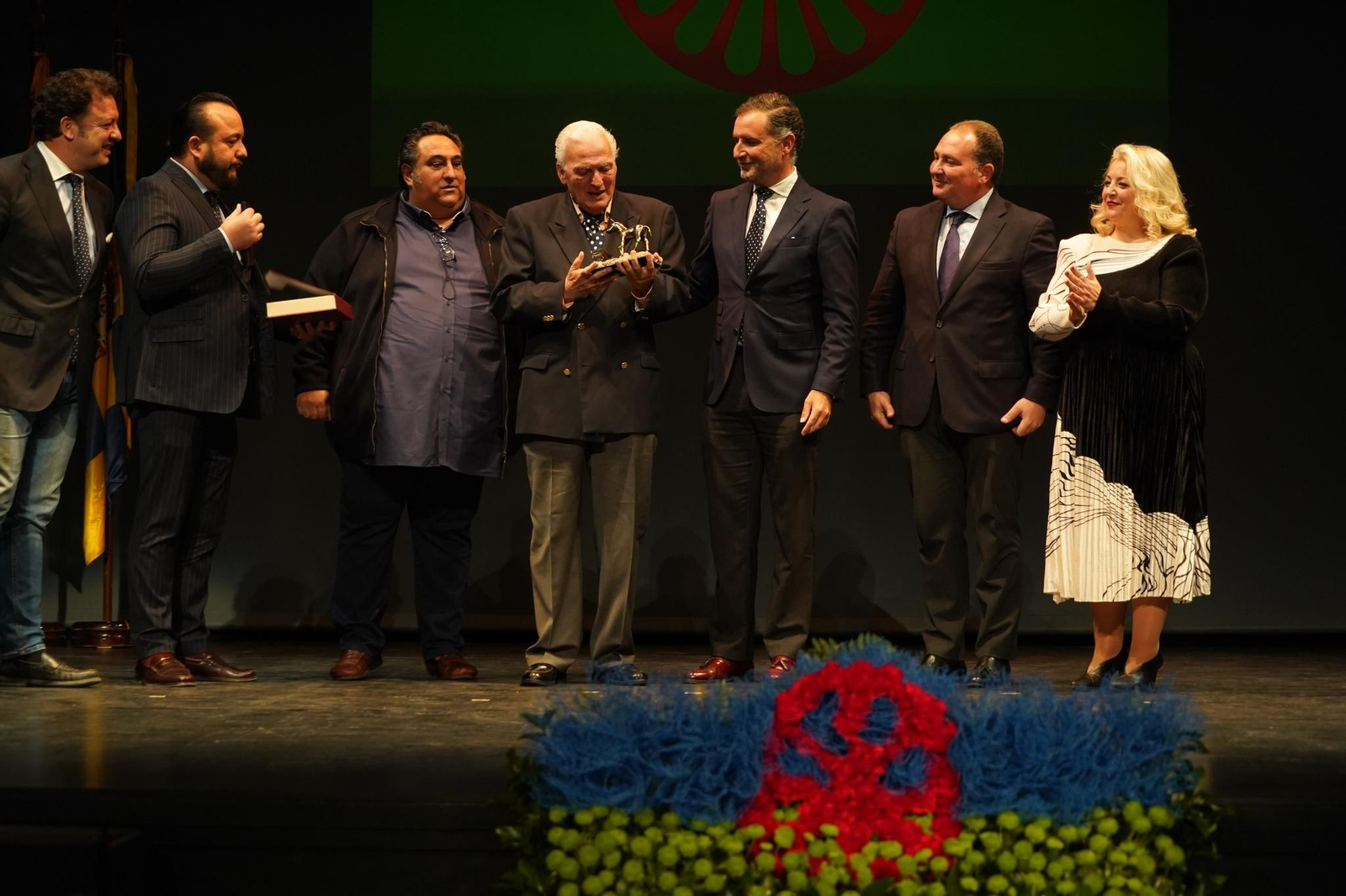 Homenaje a Ramírez Heredia en el teatro Felipe Godínez de Moguer.