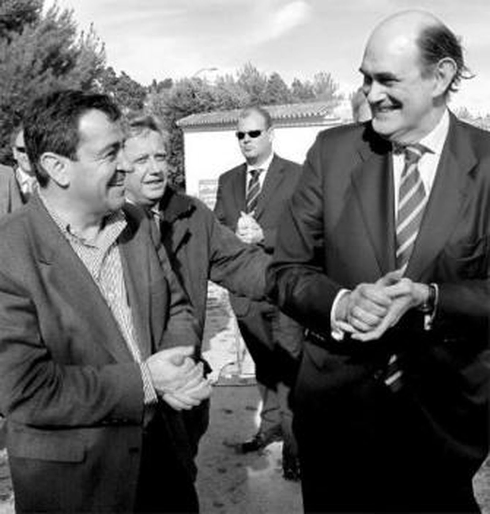 Astarloa, Loaiza y Marín, durante el acto celebrado ayer.