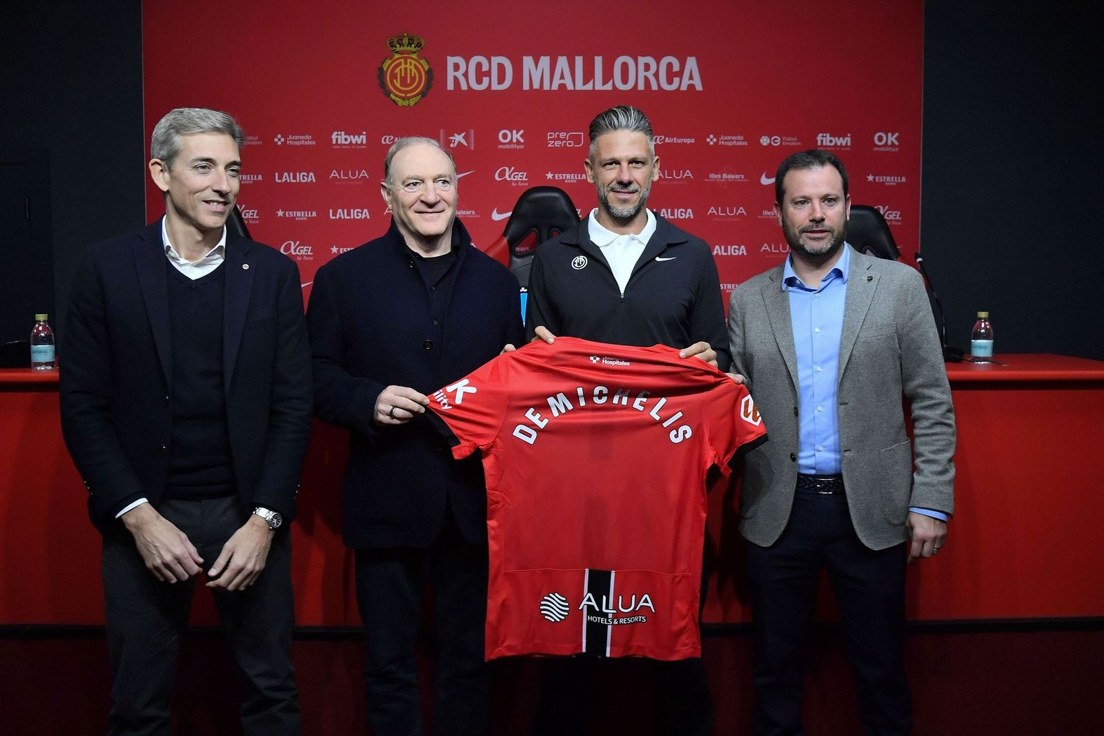 Martín Demichelis, en su presentación.