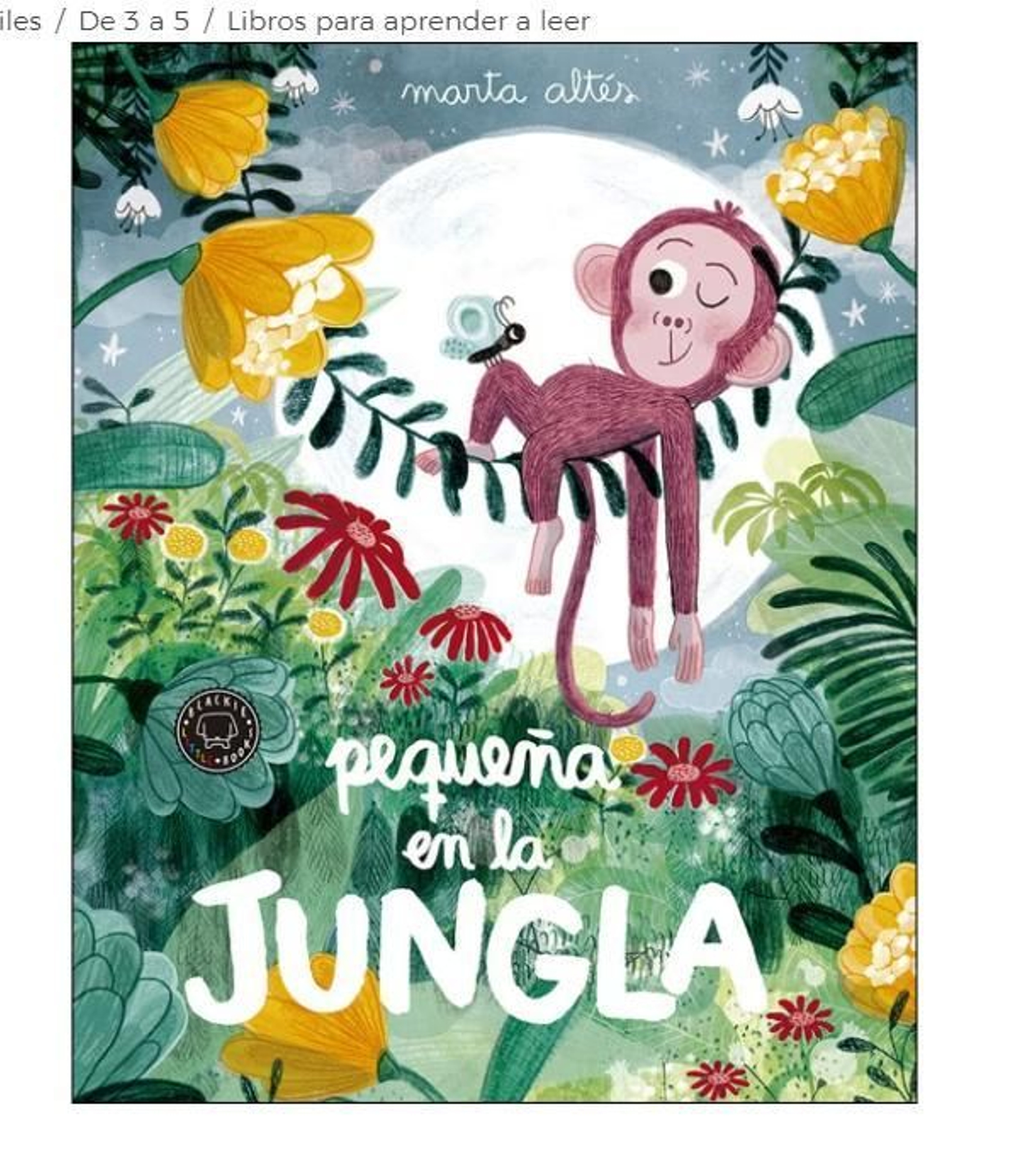 Pequeña en la jungla. Editorial Blackie Books