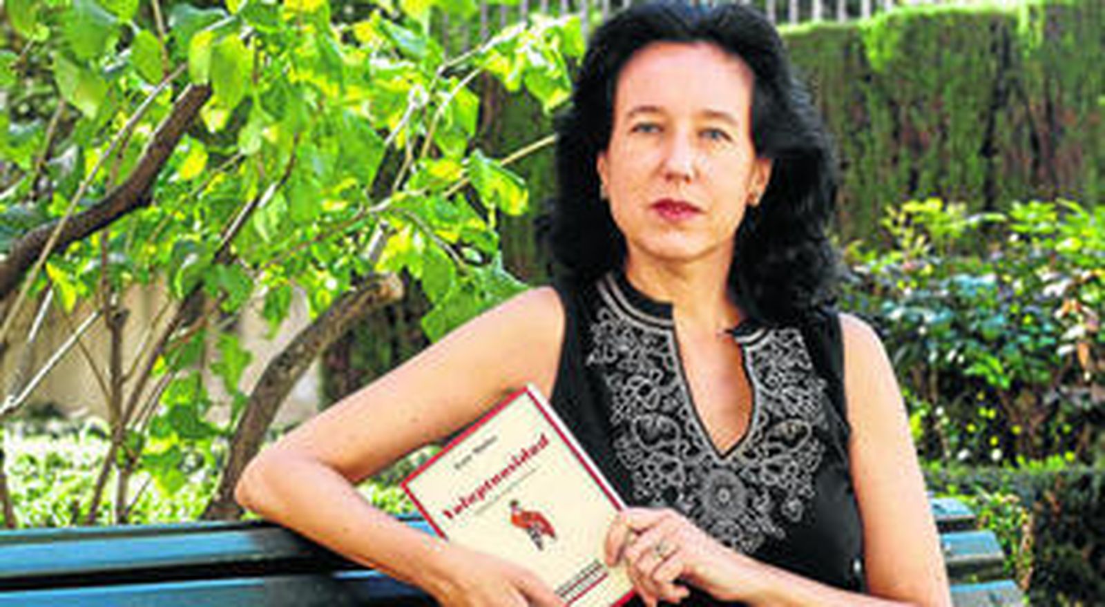 Amelina Correa, en el Alcázar Genil, sede de la Fundación Ayala.