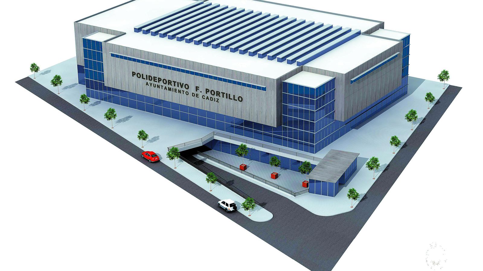 Otro diseño primitivo del pabellón Fernando Portillo