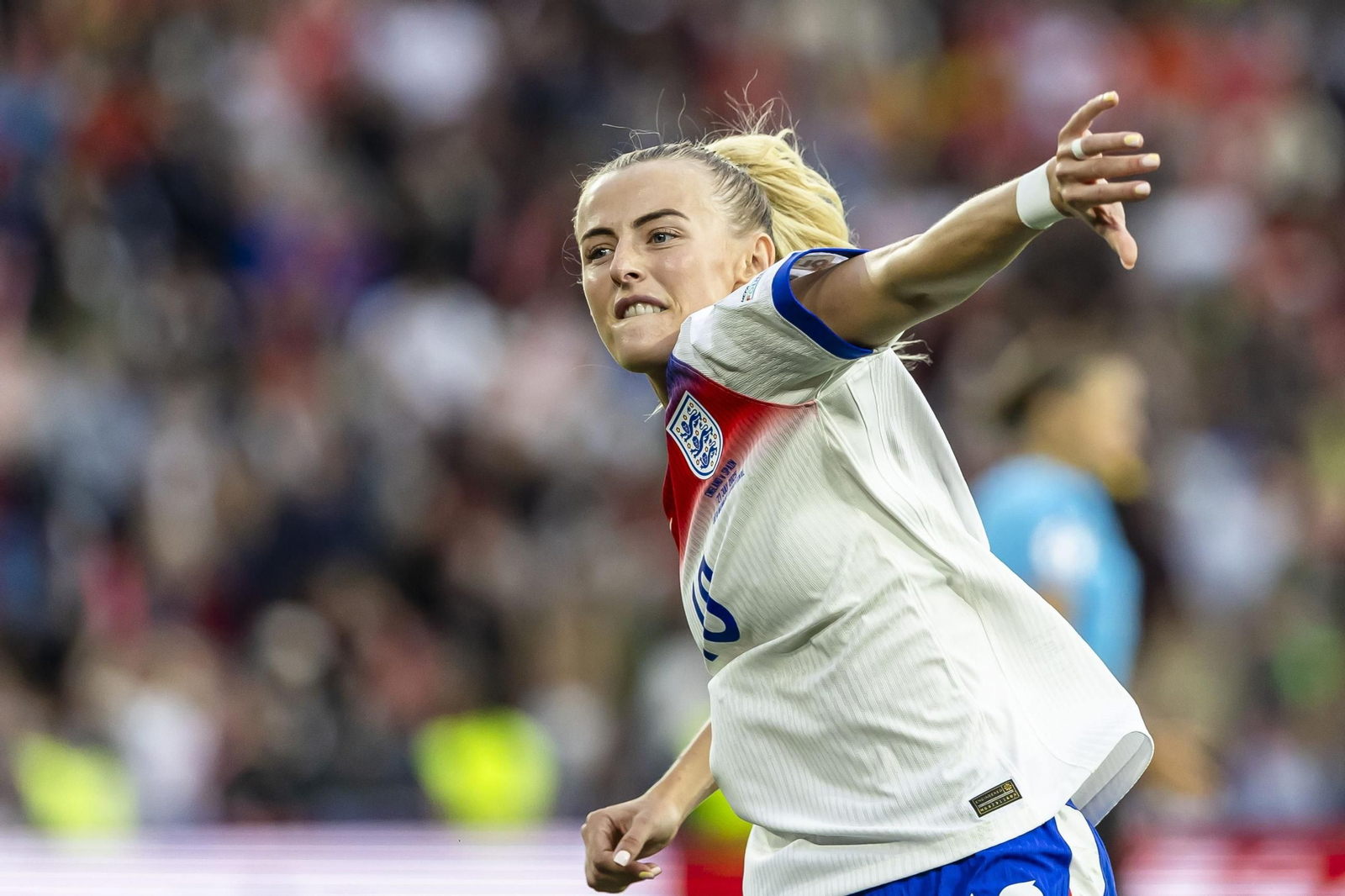 Las mejores imágenes de la final España - Inglaterra de la Eurocopa femenina