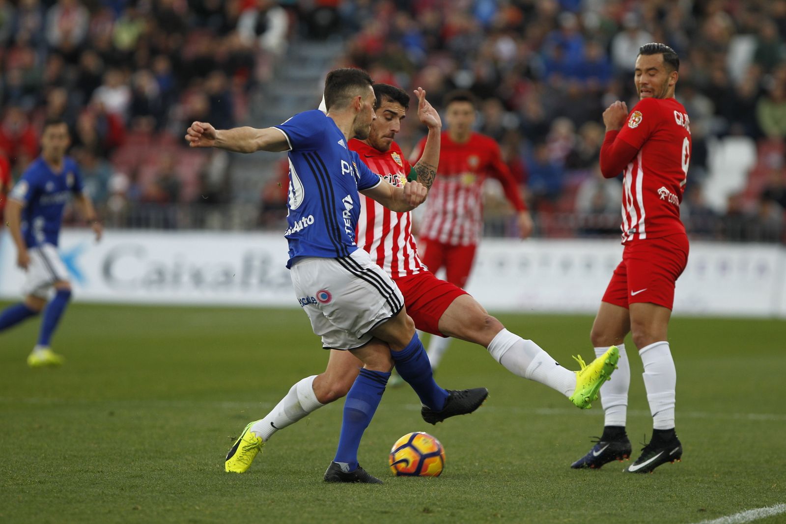Las imágenes del UD Almería-Real Oviedo