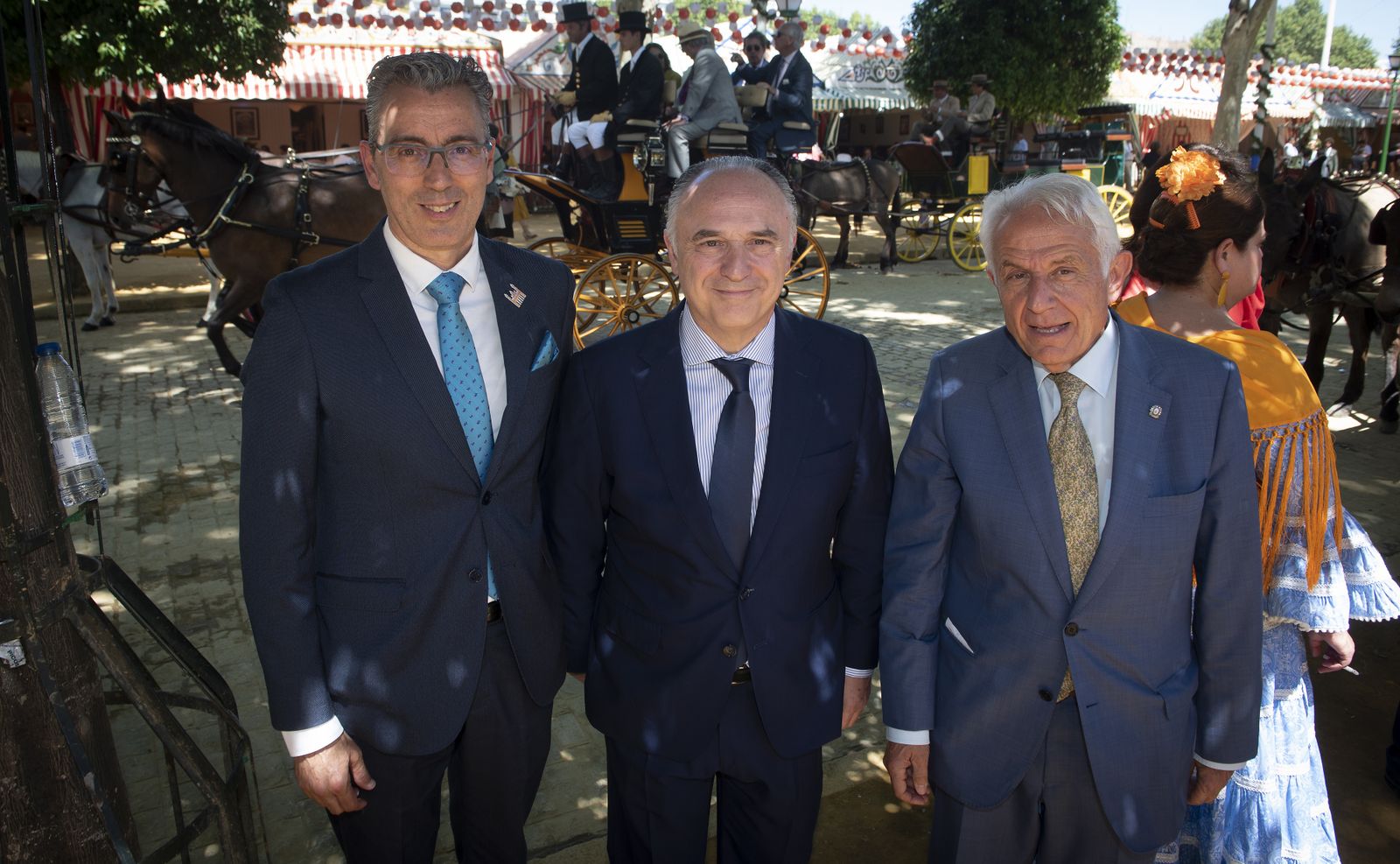 Las imágenes de la recepción en la caseta de Endesa