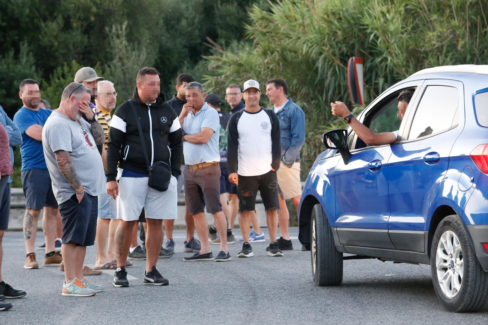 Fotos de la jornada del jueves de la huelga del metal en el Campo de Gibraltar