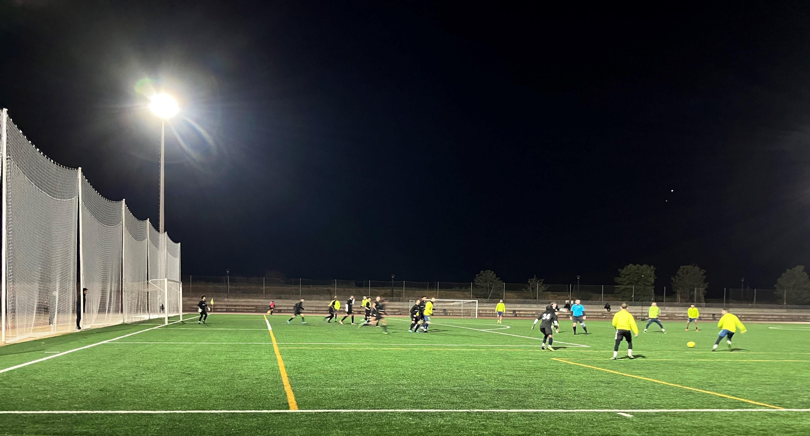 La AD Cartaya preparando el duelo ante el Puente Genil.