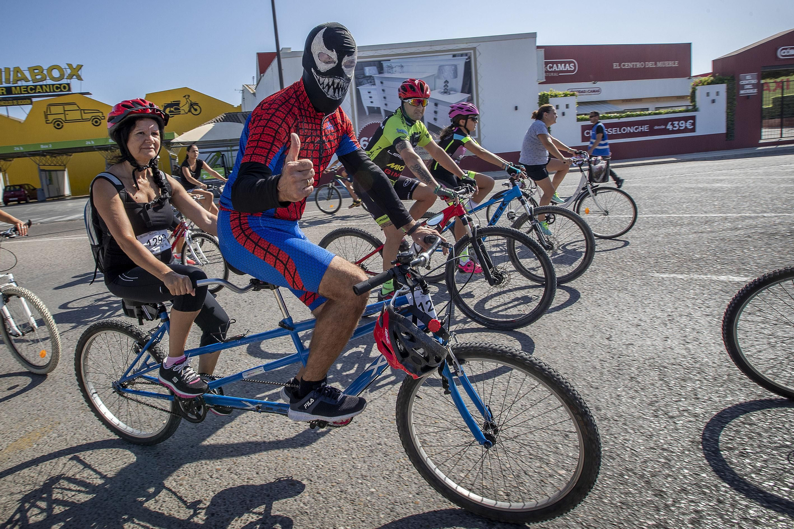 Las imágenes del Día de la Bicicleta en San Fernando