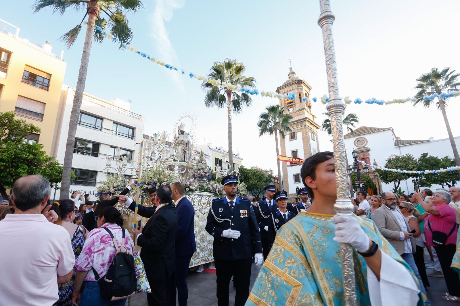 Procesión de la Virgen de la Palma, en imágenes