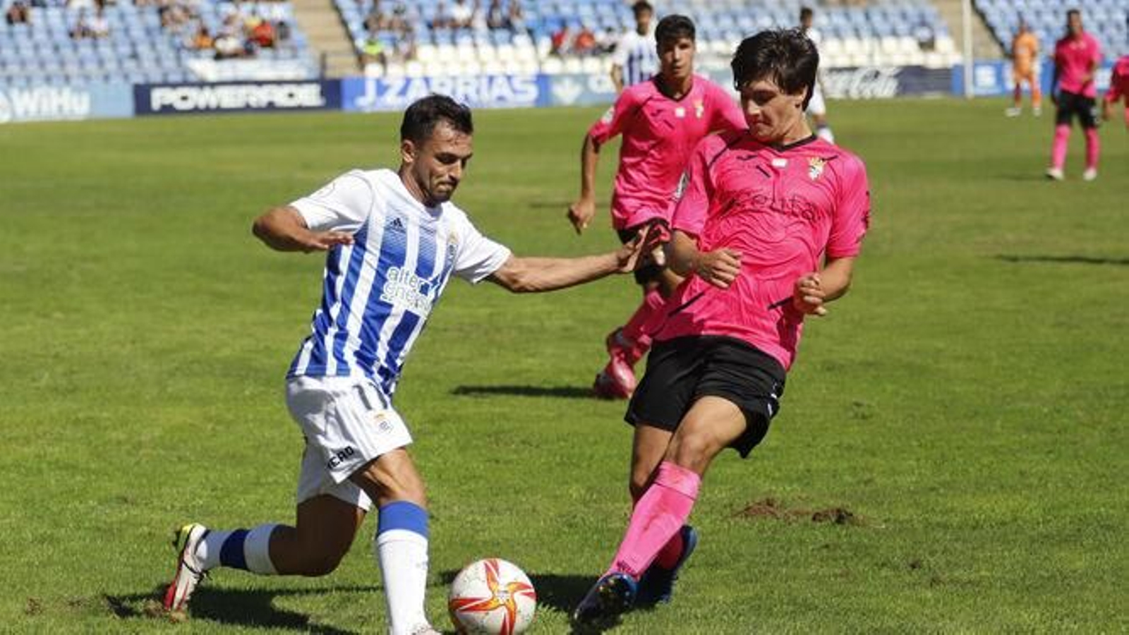 Marc Fraile, en el partido contra el Ceuta B en el Nuevo Colombino. Marc Fraile, en el partido contra el Ceuta B en el Nuevo Colombino.