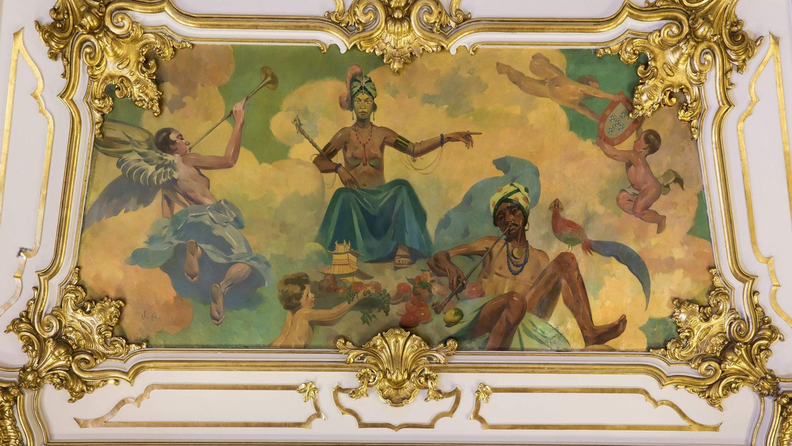 Alegoría del continente africano.