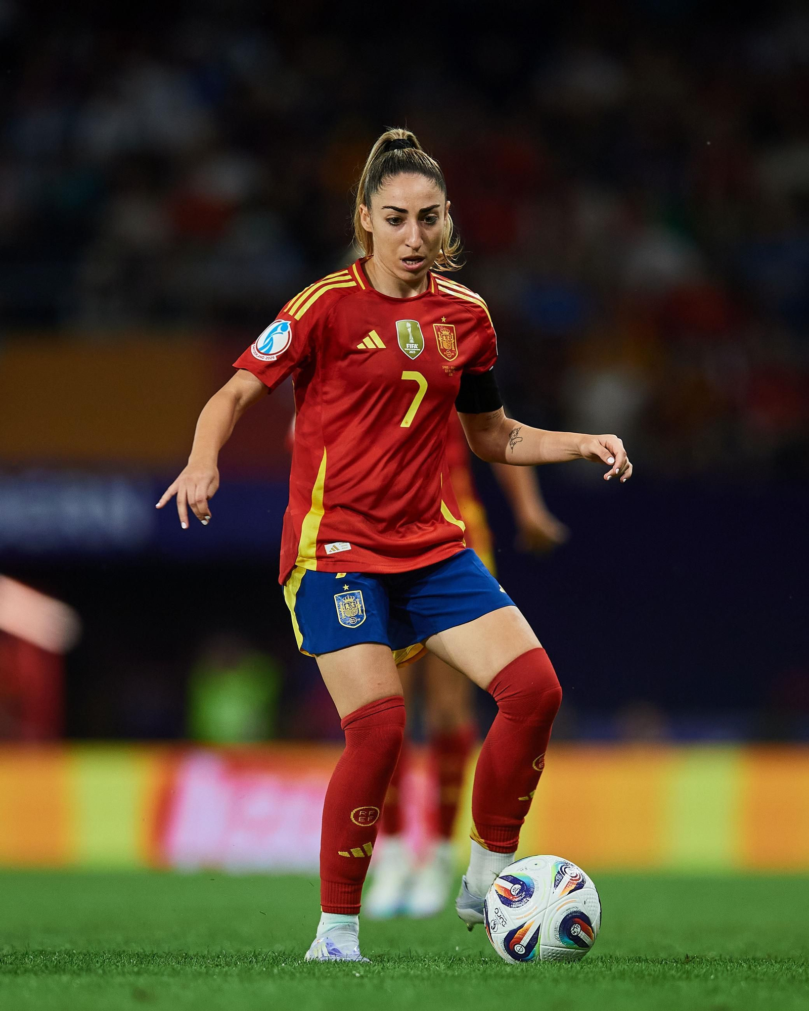 Las fotos del España - Portugal en la Eurocopa femenina