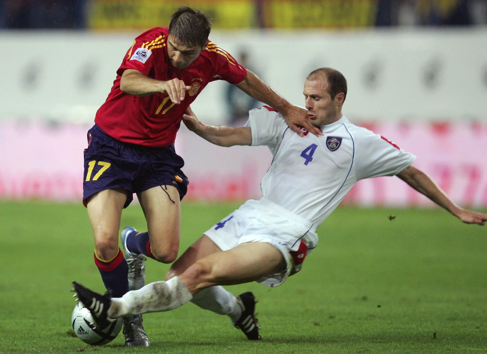 Joaquín, durante un partido con la selección.