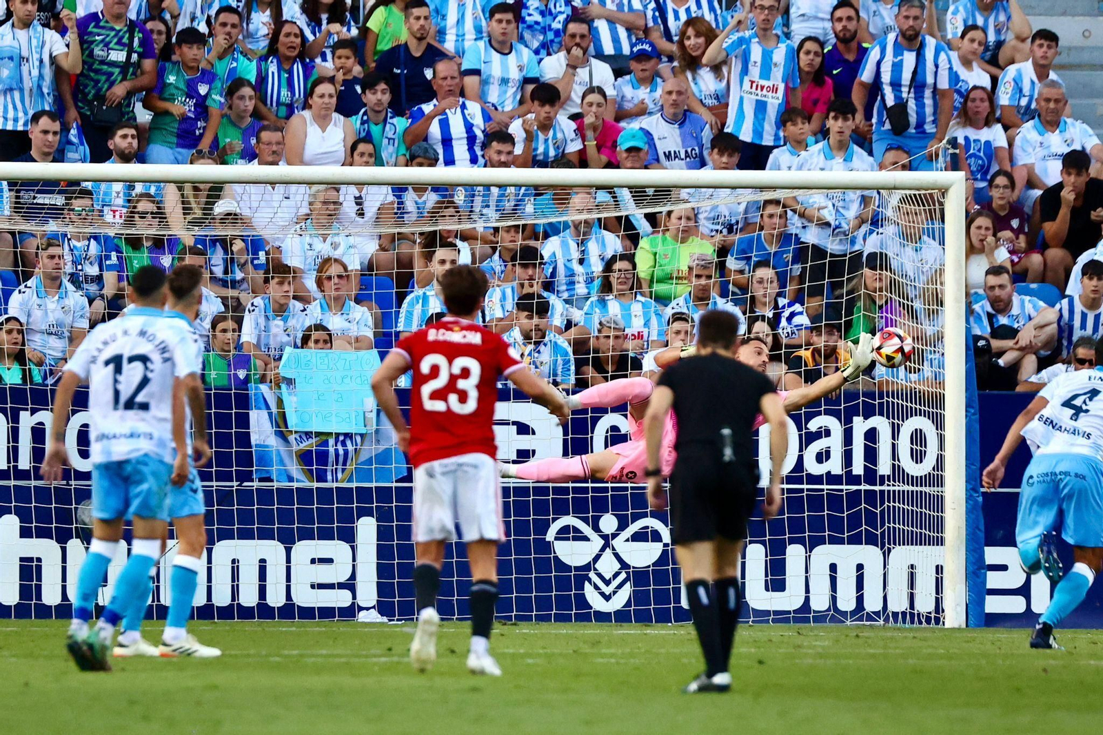 El Málaga CF-Nàstic, en fotos