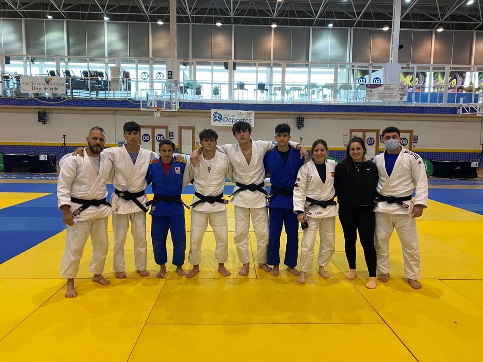 Representantes del Huelva TSV que compitieron en el Andaluz en tierras malagueñas.