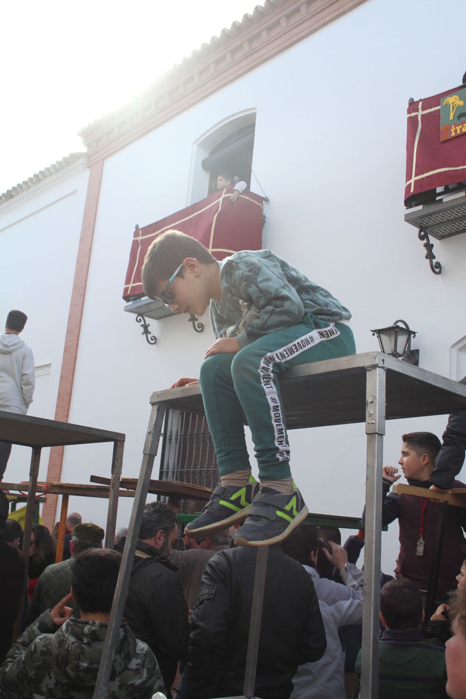 Imágenes de las tiradas en honor a San Antonio Abad en Trigueros