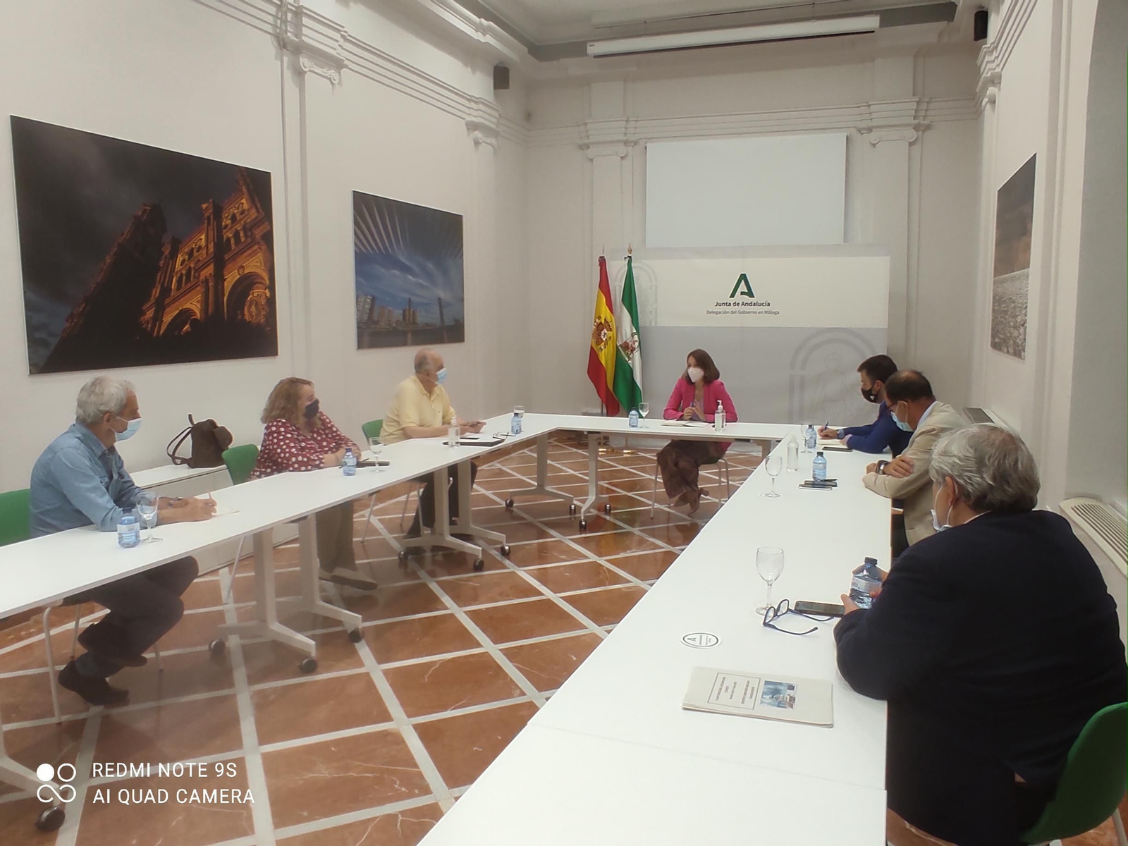 Reunión para abordar la construcción del nuevo centro de salud de El Palo. Reunión para abordar la construcción del nuevo centro de salud de El Palo.