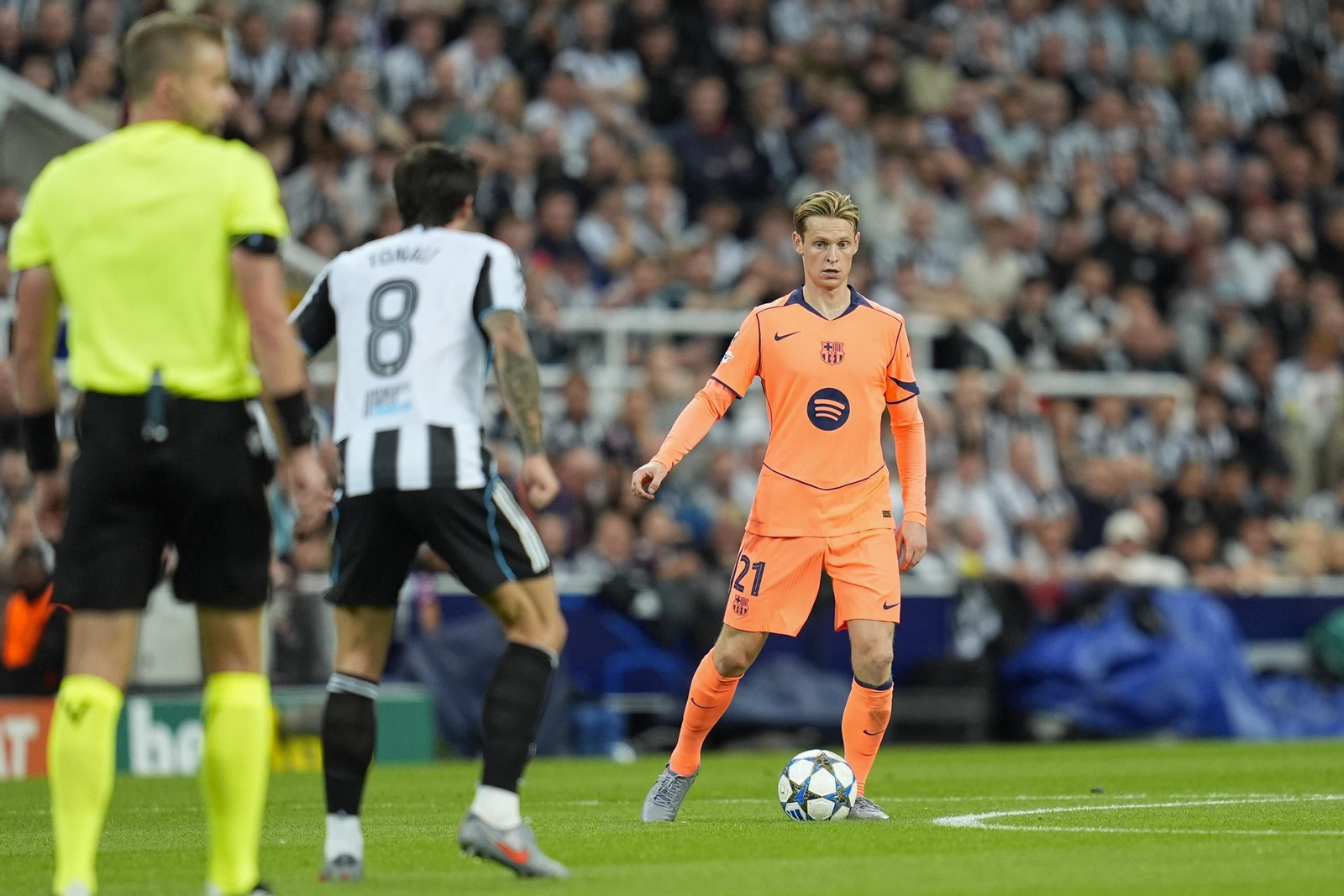 Las fotos del Newcastle-Barcelona