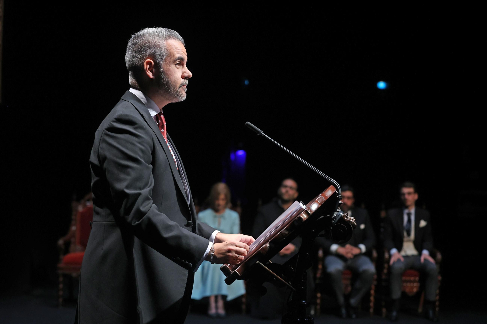 Imágenes de David Puerto en su pregón de Semana Santa 2025 en Jerez