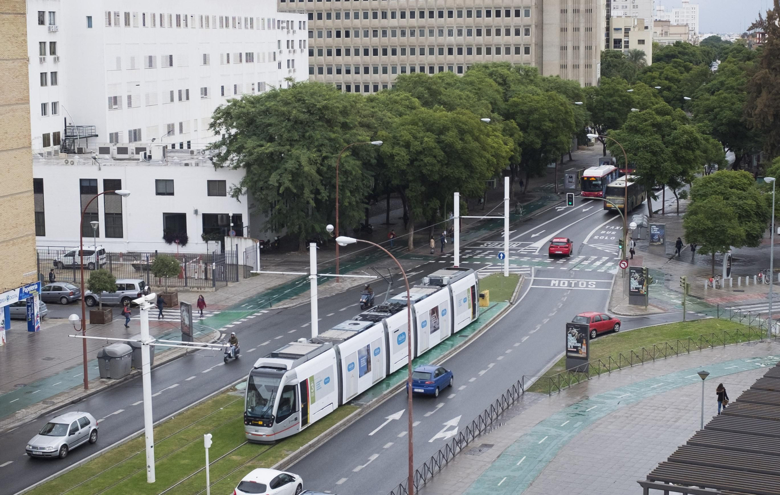 La ampliación del Metrocentro hasta la estación de Santa Justa comenzará desde la parada de San Bernardo.