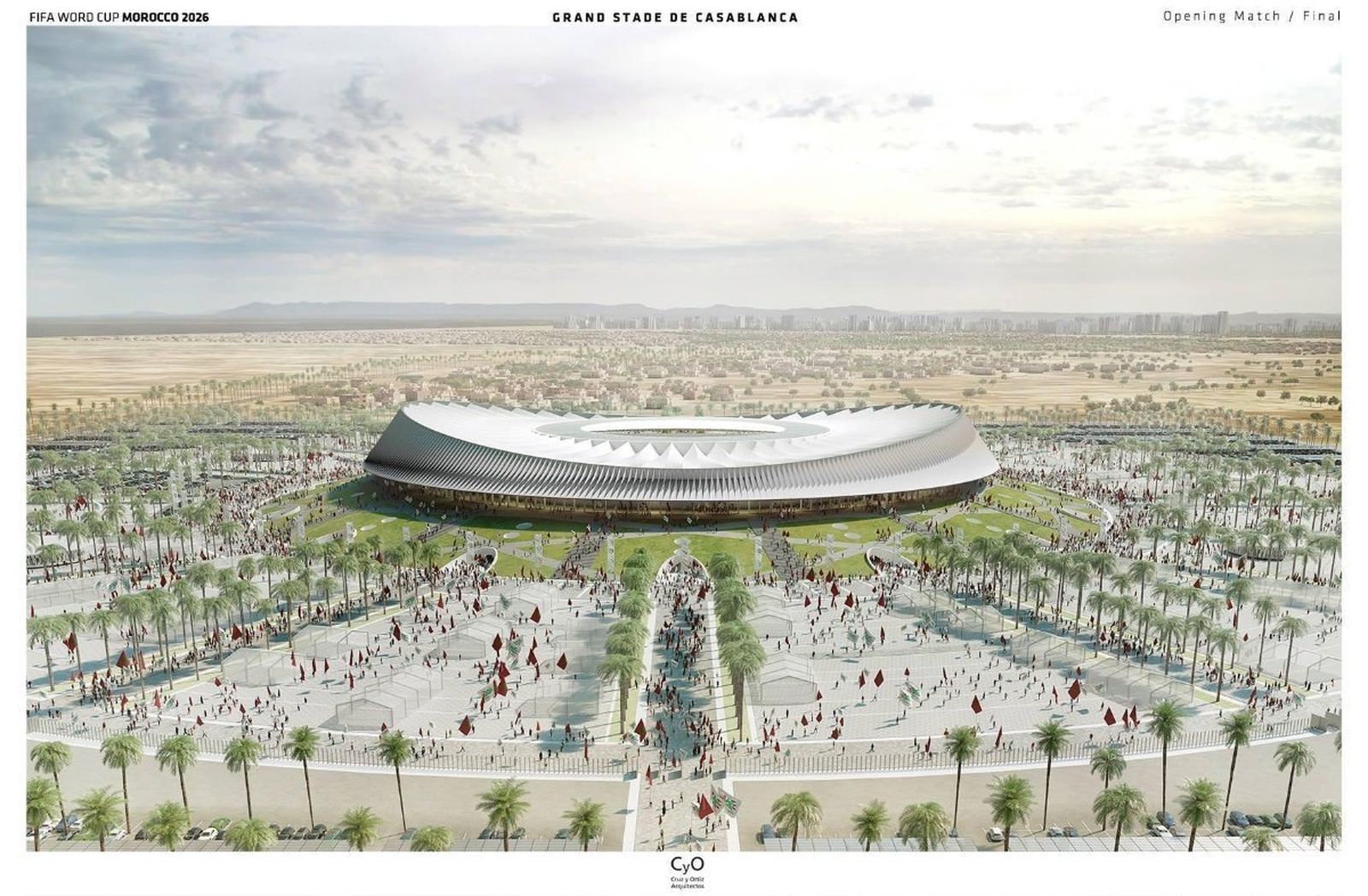 El proyecto de estadio para Casablanca