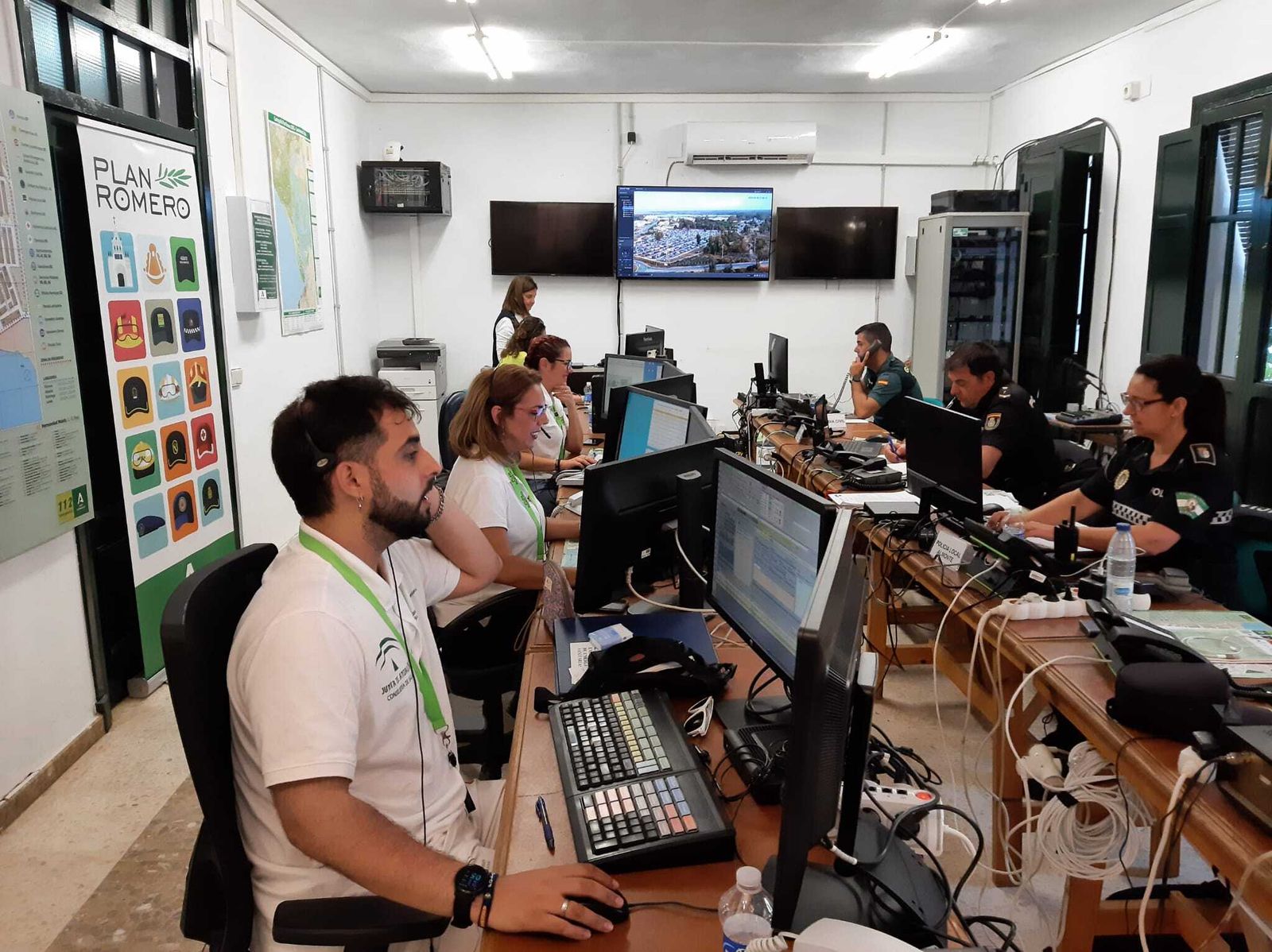 Imagen del Centro de Coordinación Operativa Integrada (Cecopi) del Plan Aldea