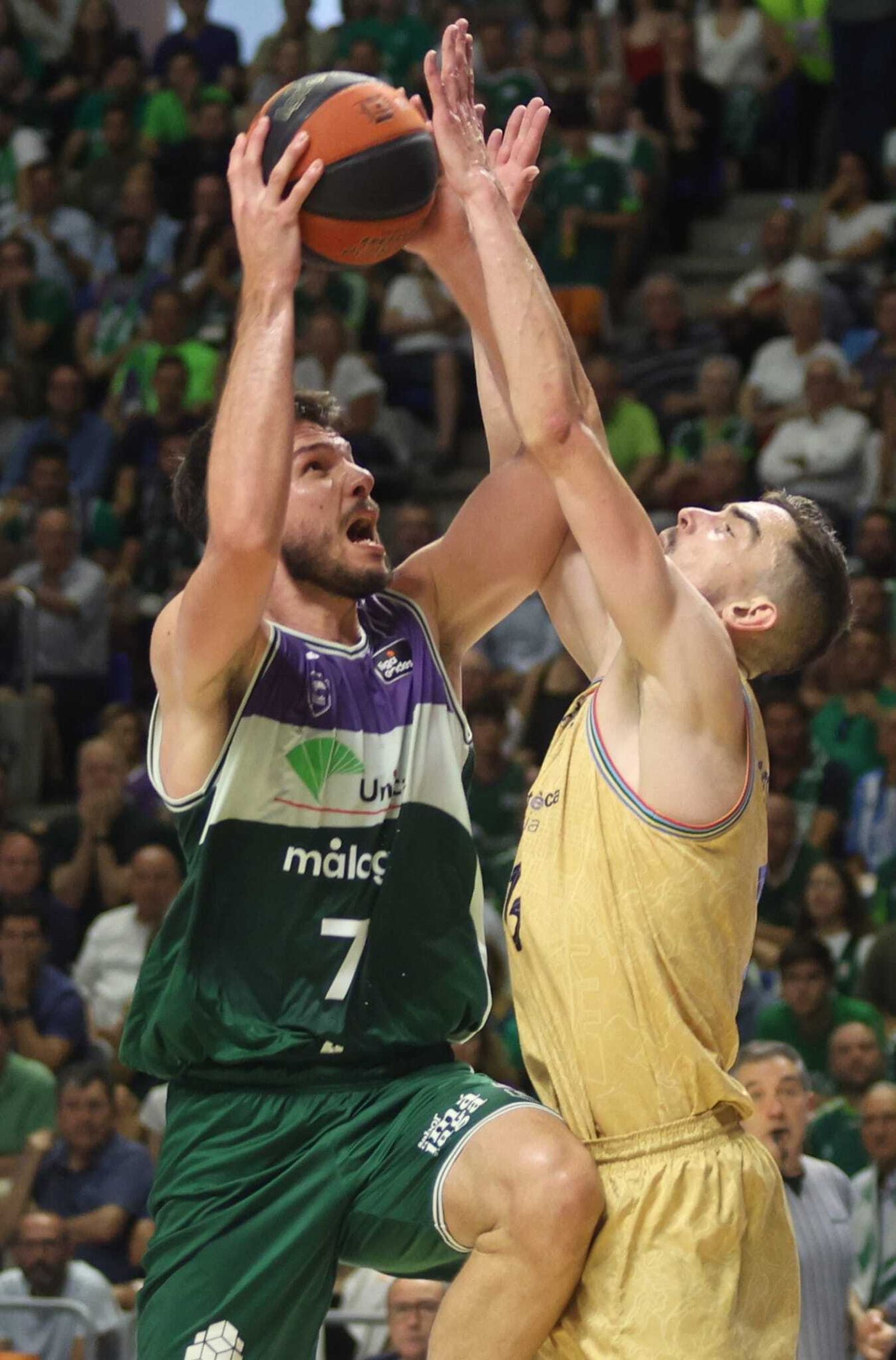 El Unicaja-Barcelona, en fotos