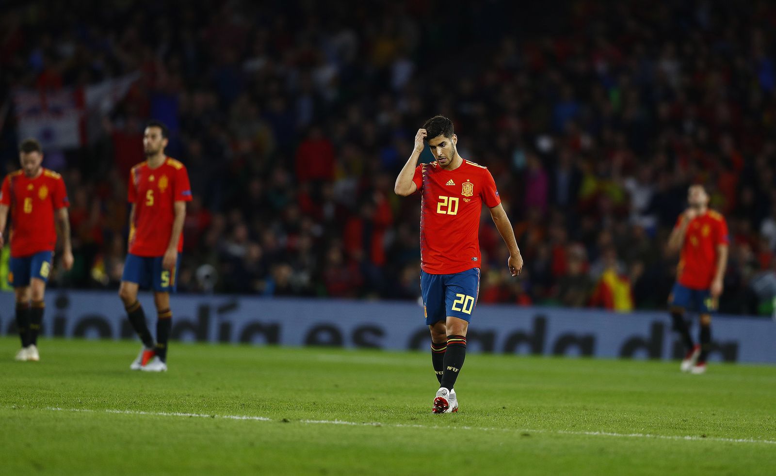 Las imágenes del España-Inglaterra