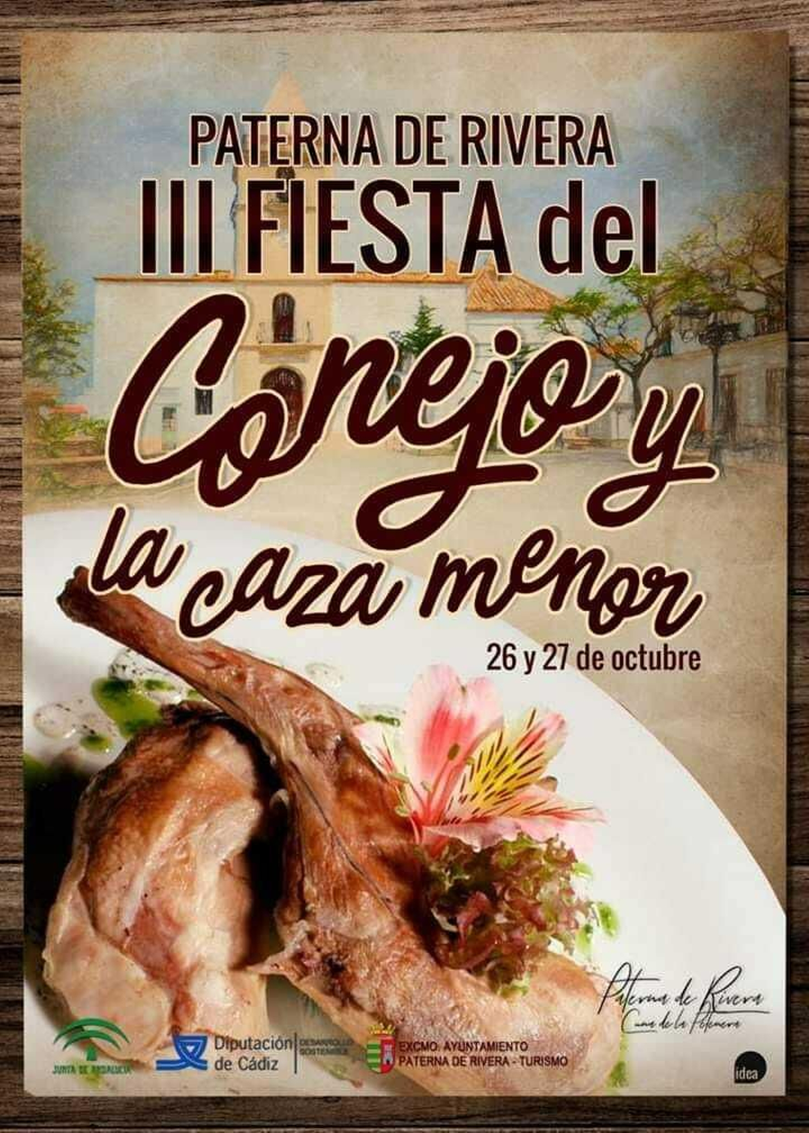 Imagen del cartel de la feria del Conejo y la caza menor.