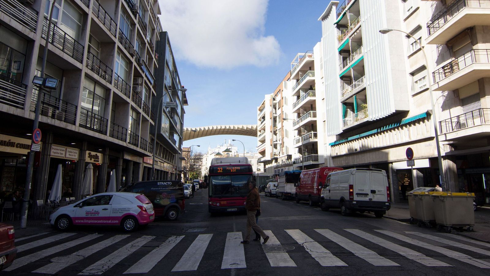 La calle Imagen en una imagen de archivo