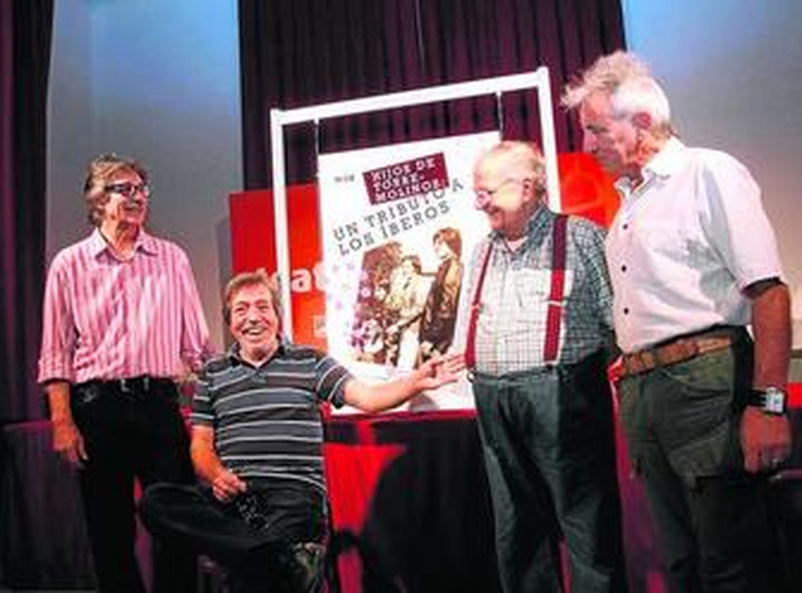 De izquierda a derecha, Cristóbal de Haro, Diego Cascado, Enrique Lozano y Adolfo Rodríguez.