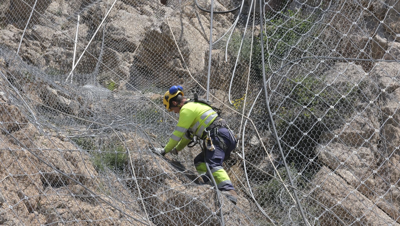 Fotogalería visita obras carretera El Cañarete-Almería-Aguadulce