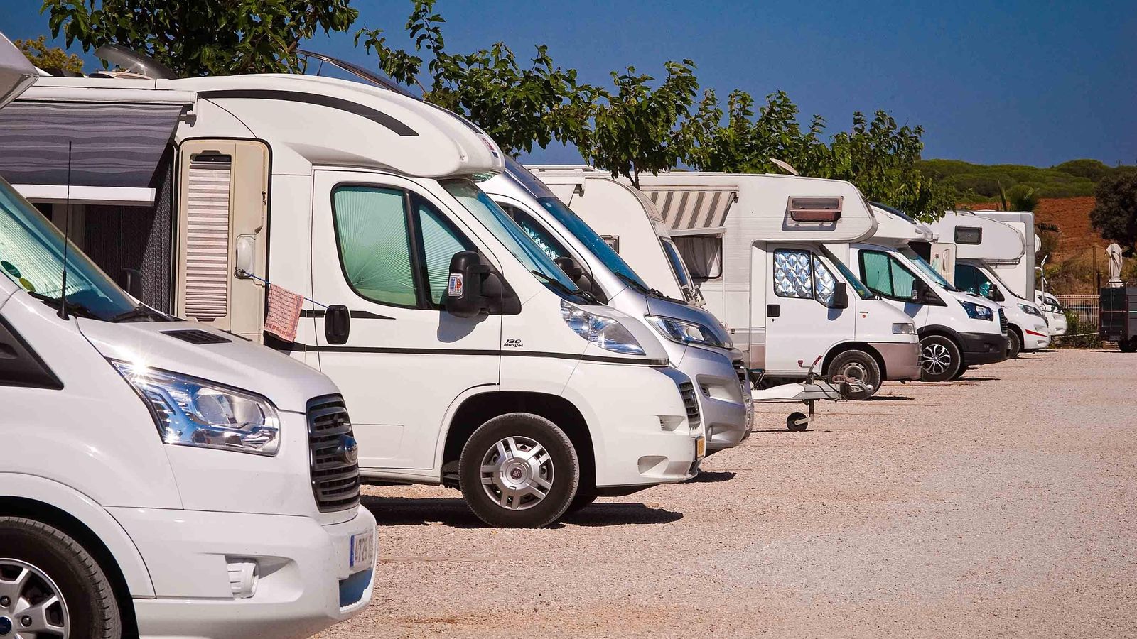 Una de las áreas de autocaravanas y cámpers de la provincia onubense