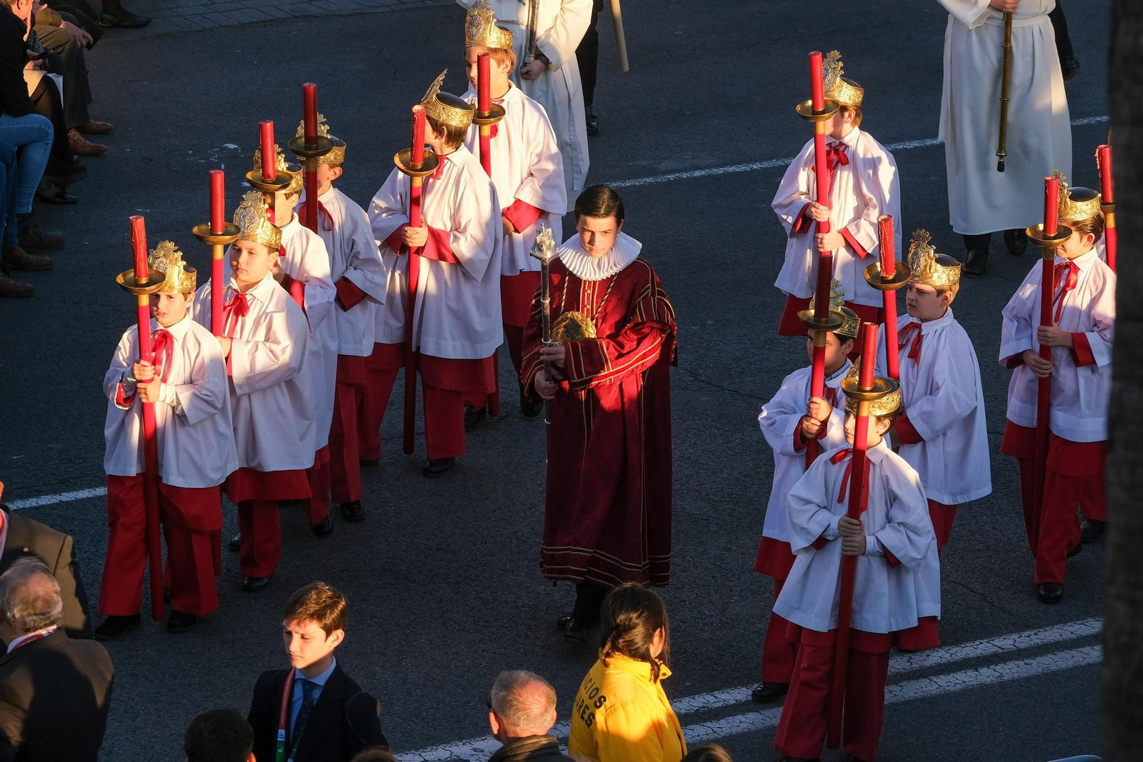 Imágenes de la procesión Magna, desde la Torre del Oro